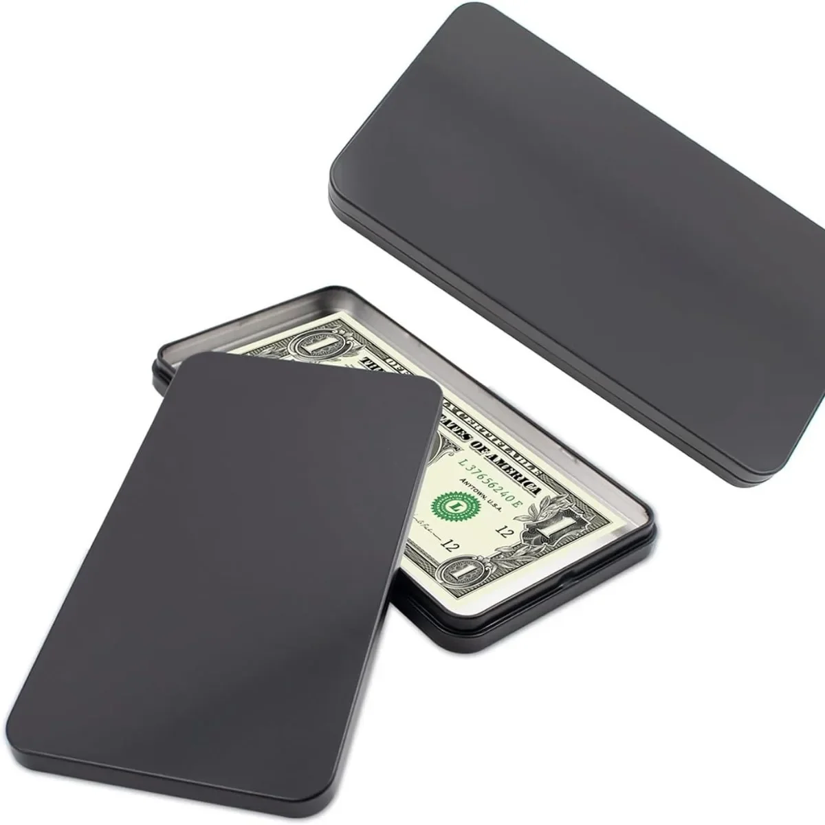 Money Hiding Artifact Rectangular Pill Box Mobile Phone Storage Portable Black Pill Box Candy Box Money Hiding Box Storage Box
