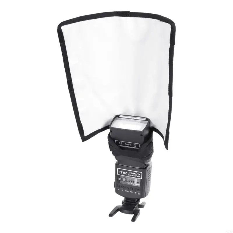 95AF Camera Flash Light Diffuser Panel External Mount Soft Light Enhancer For Professional Photography