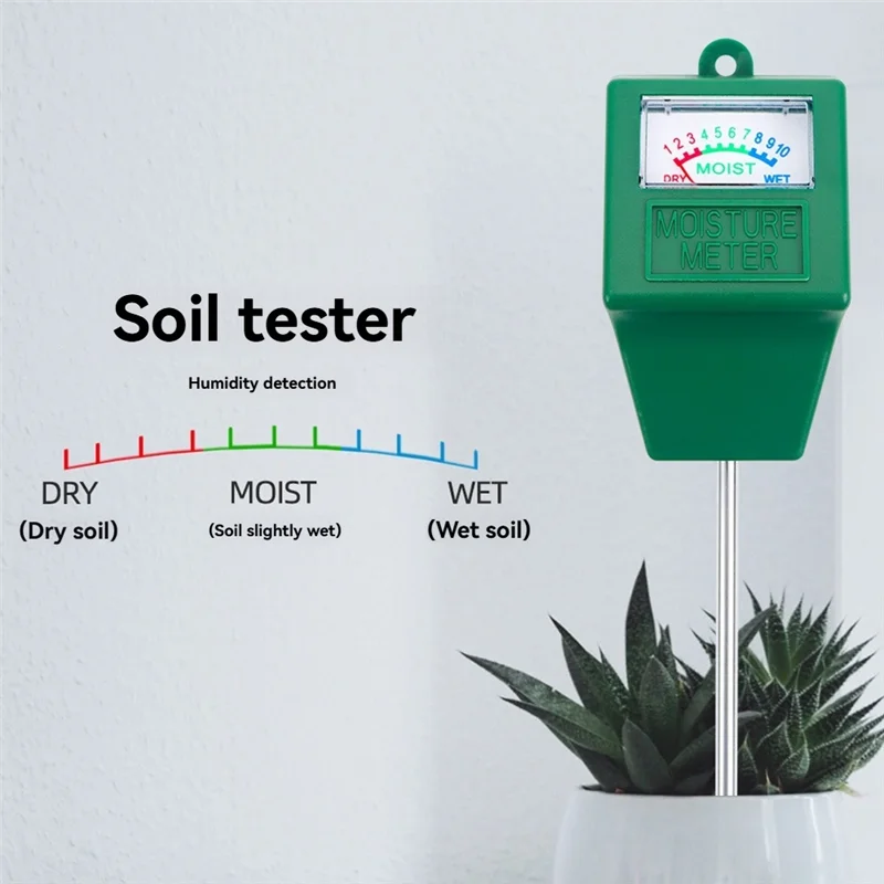 A53q-medidor de ph do solo jardim planta medidor de ph digital dial alta qualidade medidor de ph ferramentas de teste de acidez do solo quadrado detector de solo