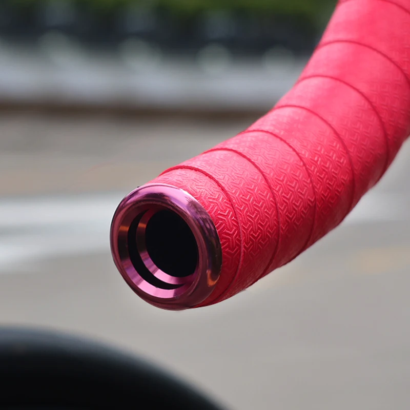 1 Paar Fahrrad-Lenkerendstopfen aus Aluminiumlegierung, Fahrrad-Lenkergriffkappen, mehrfarbig, MTB-Rennrad-Zubehör – Detail 13