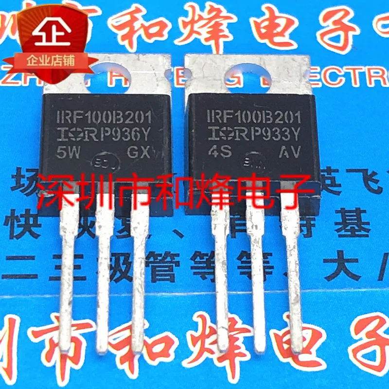 5 pces-10 pces irf100b201 to-220 100v 192a em estoque novo e origjnal