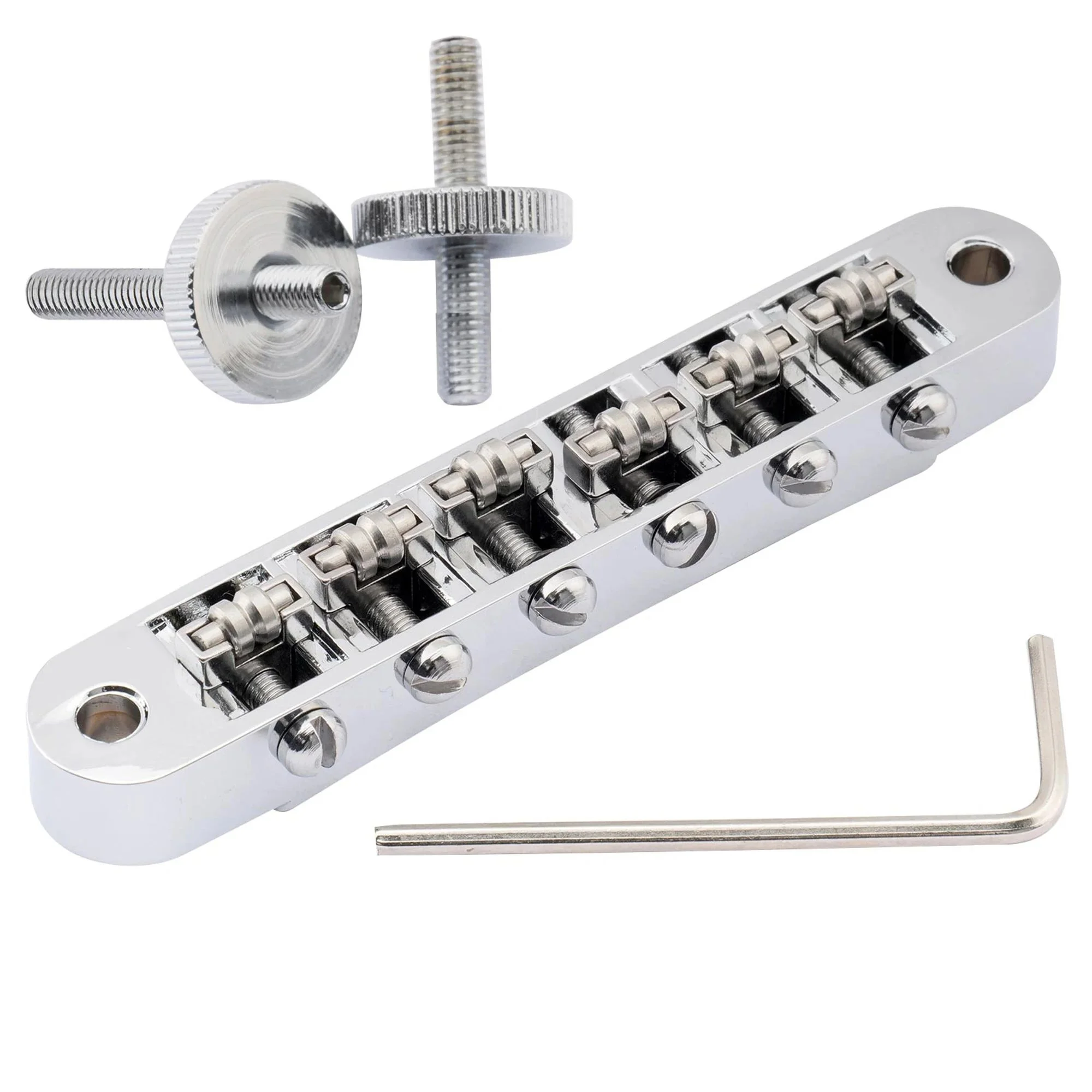 Tune-O-Matic Roller Saddle Electric Guitar Bridge For LP SG Guitar Chrome Silver Gold 4.2MM post hole MADE IN KOREA