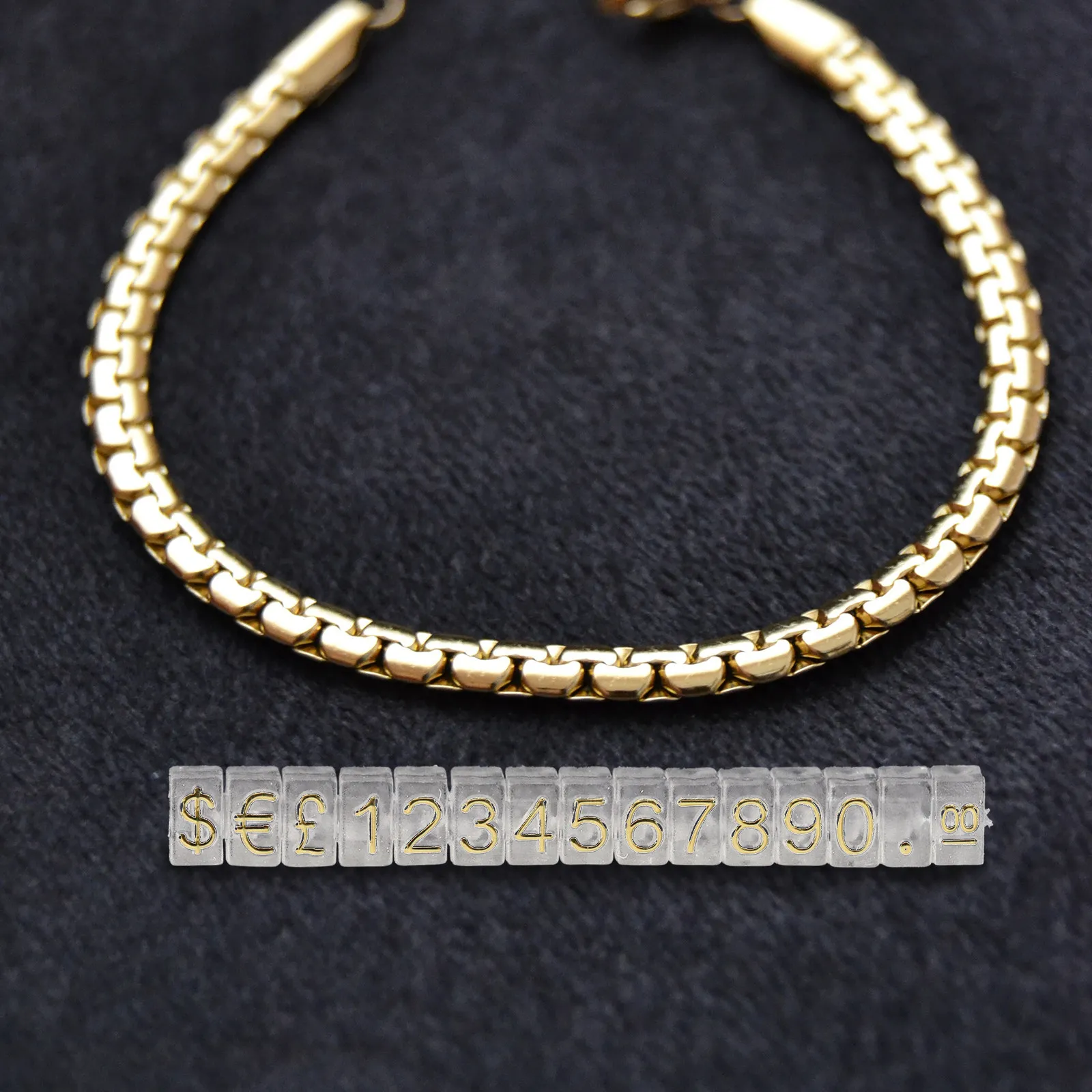 

20Pcs Price Tag Cube Jewelry Price Tags Adjustable Removable Display Stand Pricing Blocks for Retail Shops Jewelry Tag