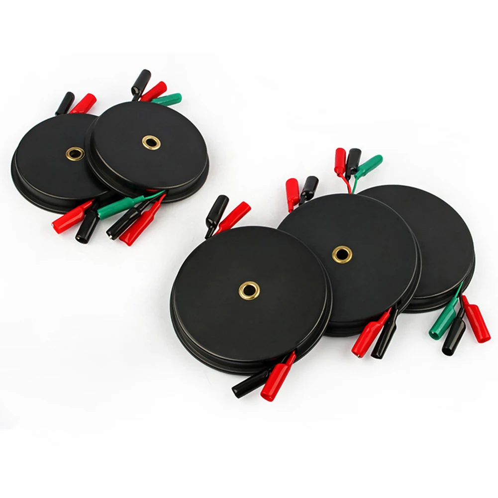 3/6/9m Retractable Multimeter Test Lead-Extension Wire Reel With Alligator-Clips For Car Diagnostics And Electrical Measurement