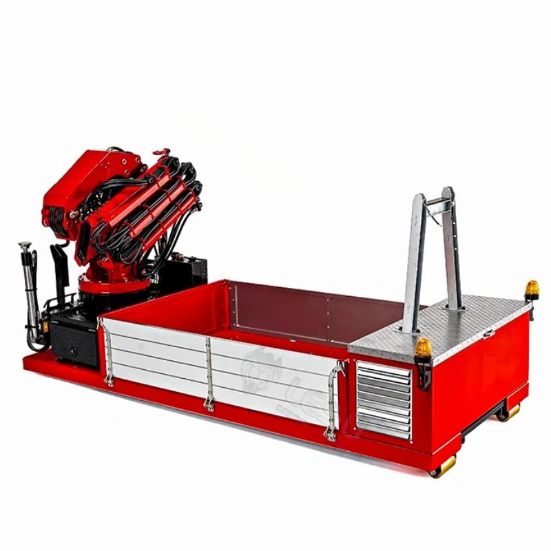 LESU Hydraulic Crane Metal Ballast Bucket Suitable for 1/14 Hydraulic RC Truck Roll-on/roll-off Dump Truck Model Upgrade Crane