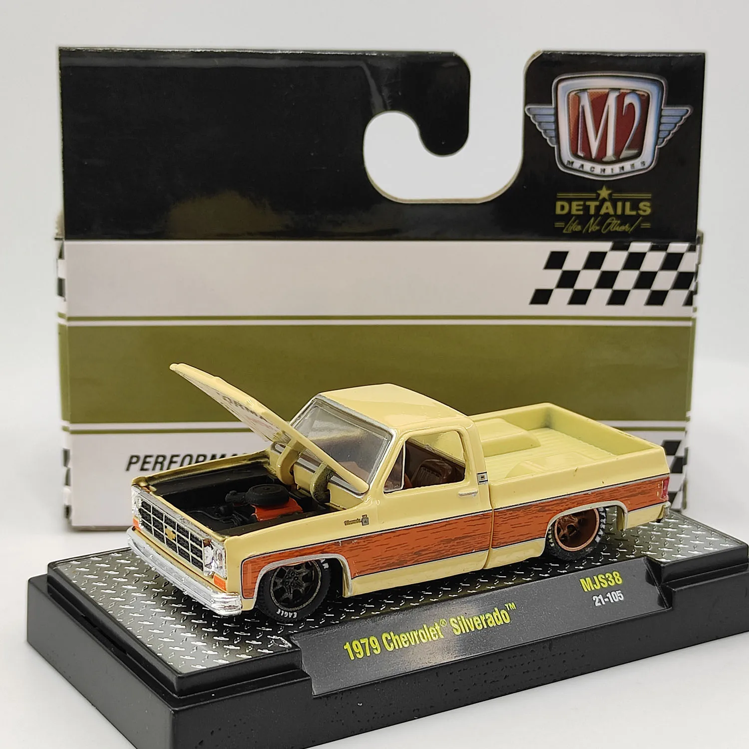 

Литой под давлением M2, масштаб 1:64, 1969, Chevrolet Silverado, сплав, пикап, модель, Коллекционная игрушка, подарок, сувенир, дисплей, орнамент