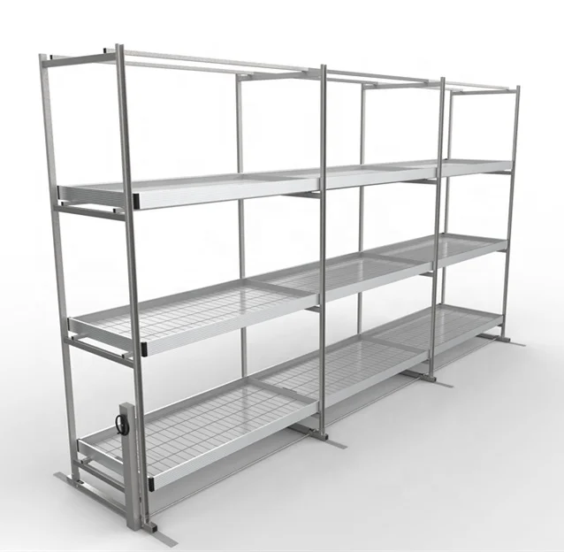 

Movable Shelves greenhouse Mobile Vertical Farming Rack Hydroponic system Plant Grow Racks