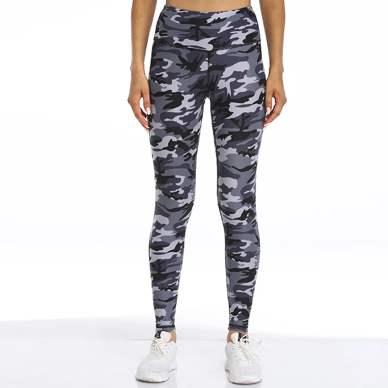 Camouflage Gym Leggings Women Casual Skinny Stretch High Waist  Leggings Women Exercise Activewear