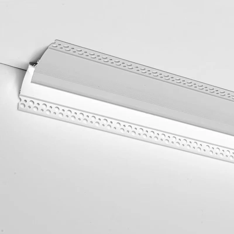 LED Aluminum Profile For Plaster Board Embedded Aluminum Profile Light For Drywall Recessed Installation