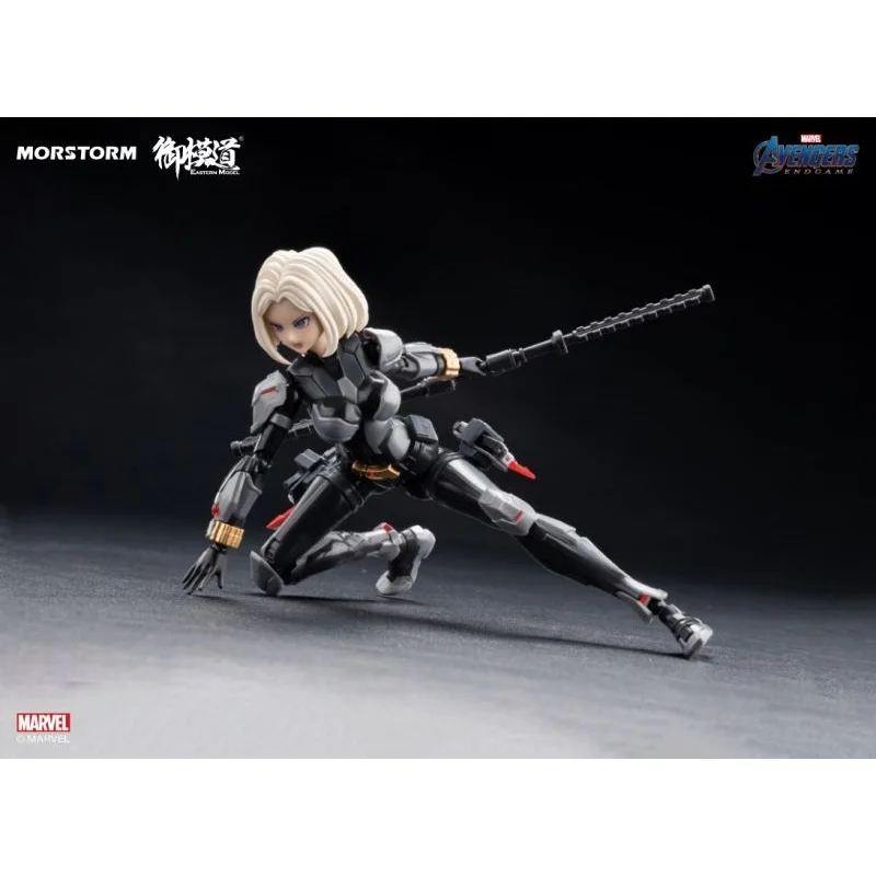 1/9 Black Widow Anime Action Figure Toys Mecha Musume Girl Gynoid Assembled Model