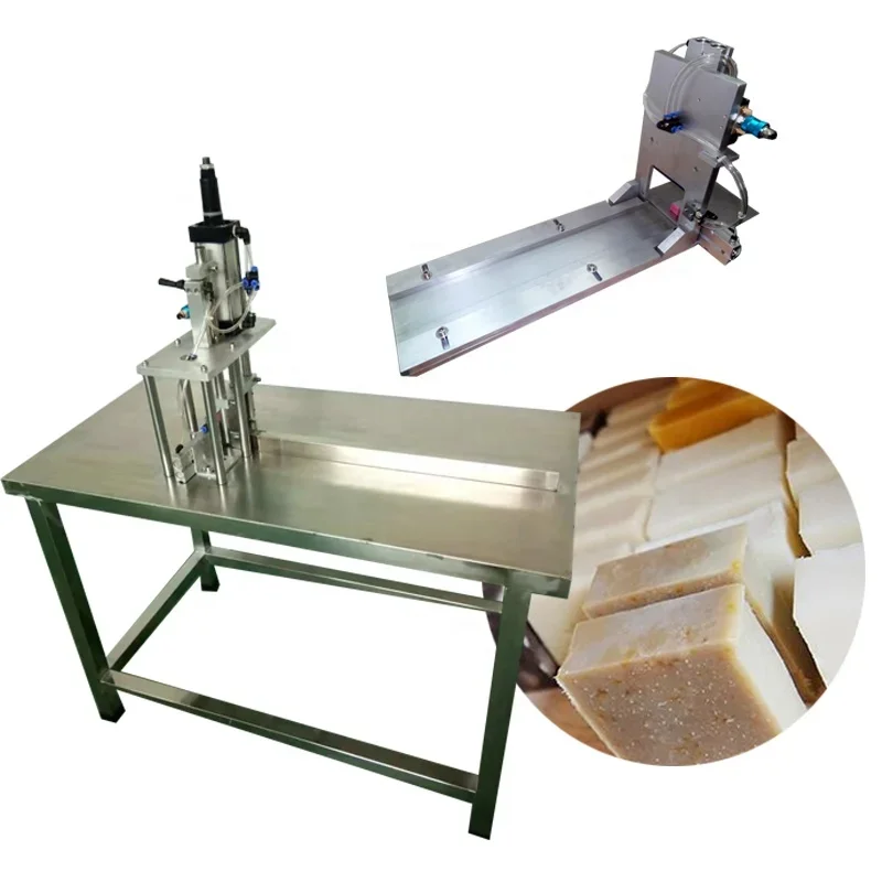 Automation Manual Bar Soap Block Cutting Machine Cutter Soap Cutting Machine Pneumatic Soap Molding and Stamping Machine