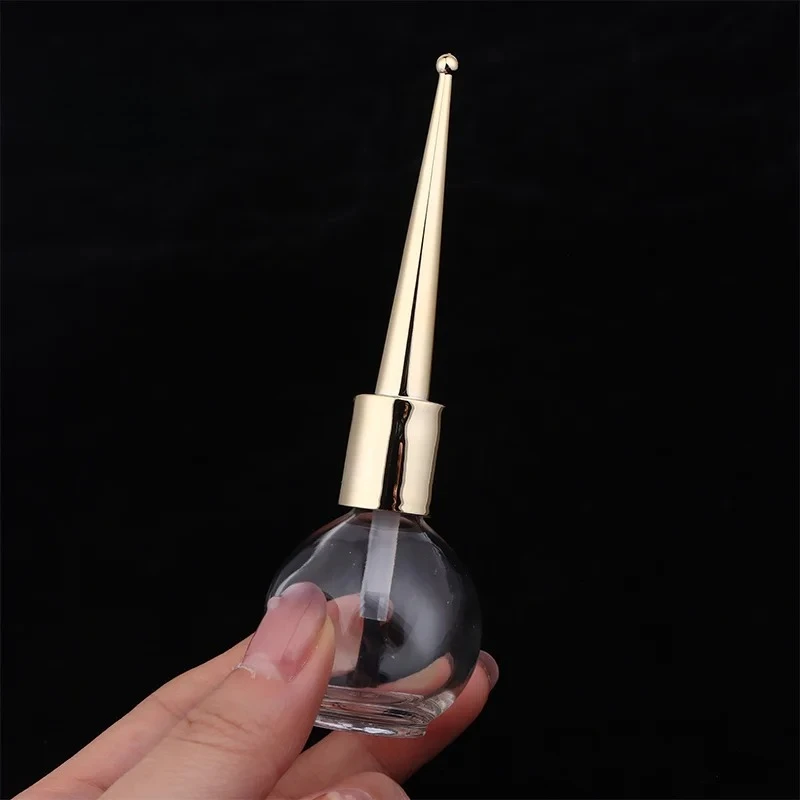1Pc 15ml Empty Glass Nail Polish Bottle With Brush Cap Refillable Nail Gel Vial Manicure Nail Art Container