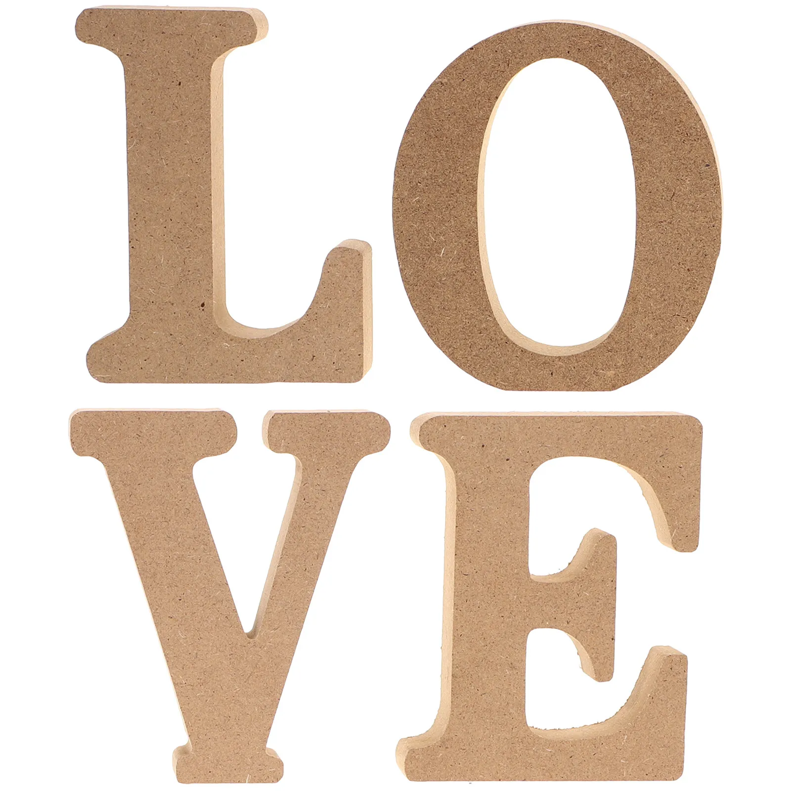 1Set Wood Love Sign Wooden Letters Cutout Rustic Wedding Valentine Party Decoration Wood Sign Wooden Letters Valentine Decor