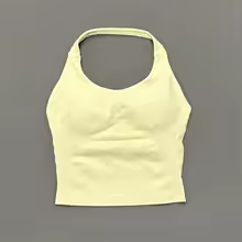 Performance Tank Tops Halters Strappy Seamless Workout Women - Butter