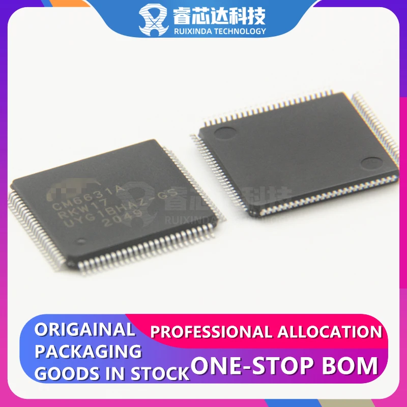 CM6631A QFP100 CM6631 LQFP100 High speed audio processor chip IC original genuine New Original In Stock RXDNA IC BOM