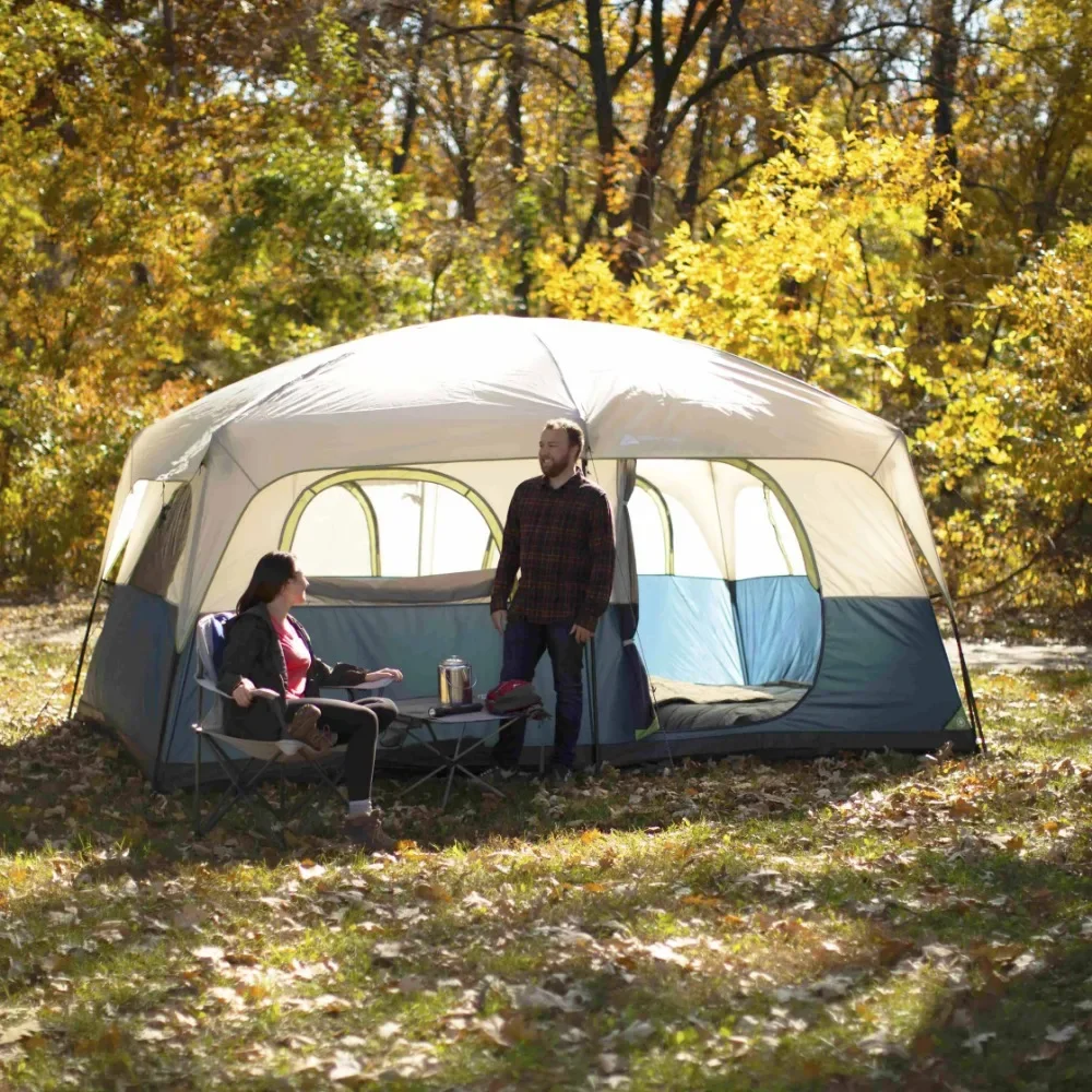 

14' X 10' Camping Tent Family Cabin Tents, Sleeps 10 Fits 2 Airbeds 10 Campers in Sleeping Bag All-Season Naturehike Tent