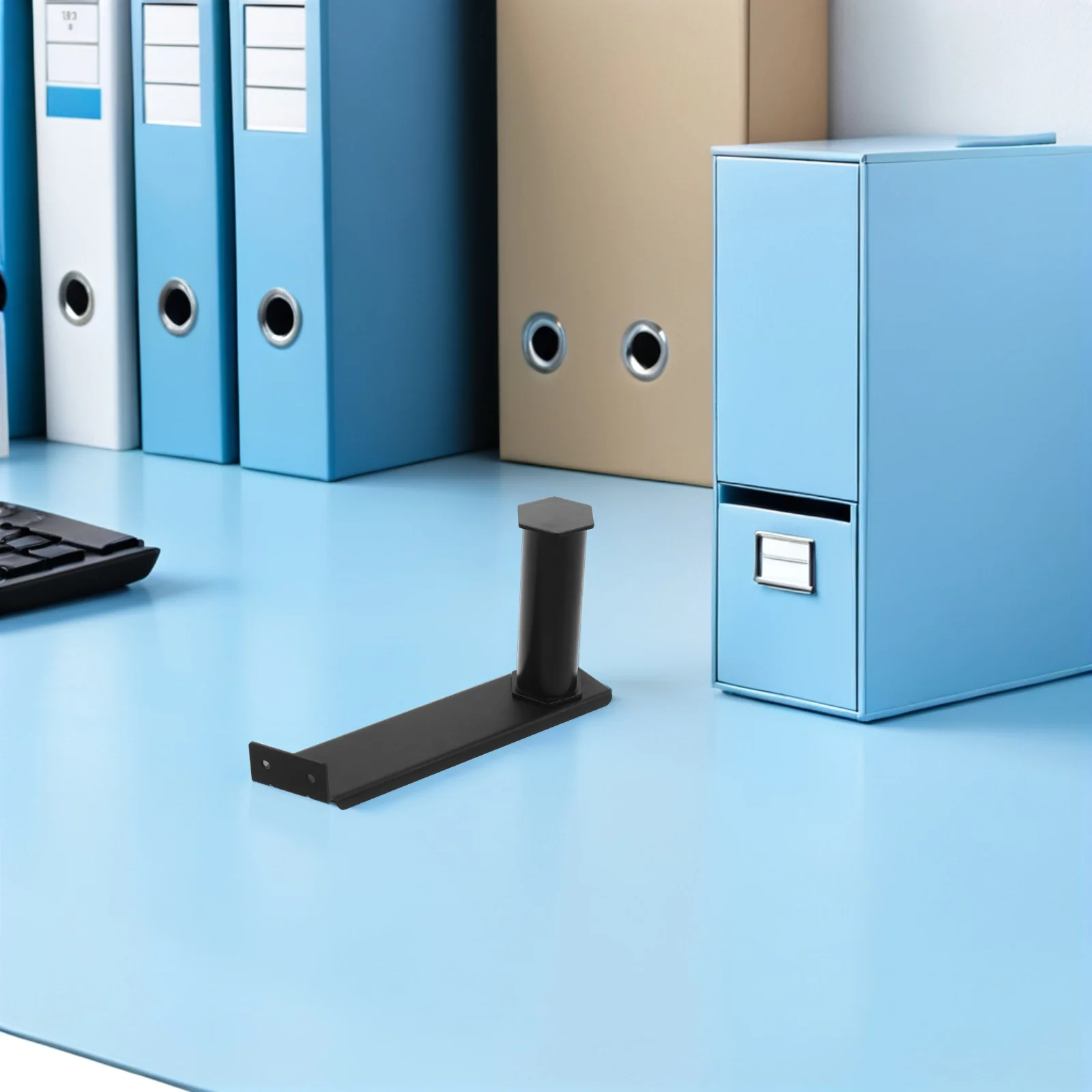 Printing Filament Rack Black Plastic Organizer Rotatable Spool Holder For 3D Printer Accessories Storage Shelf Desktop Stand