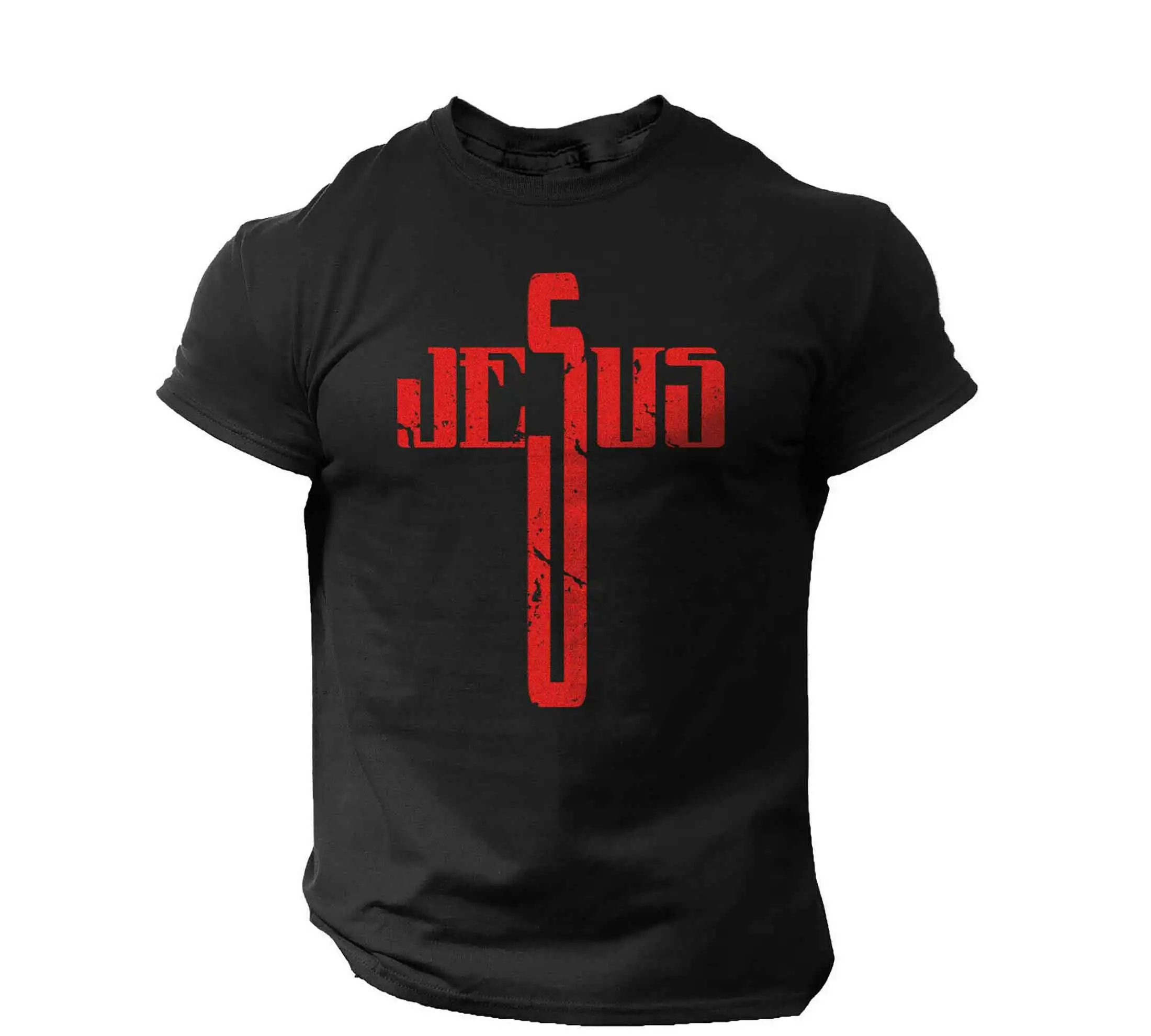 

Jesus Cross T Shirt Xmas Men