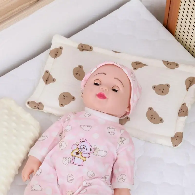 

Soft & Breathable Baby Pillow Comfortable Rest Head Support Cotton for Newborns