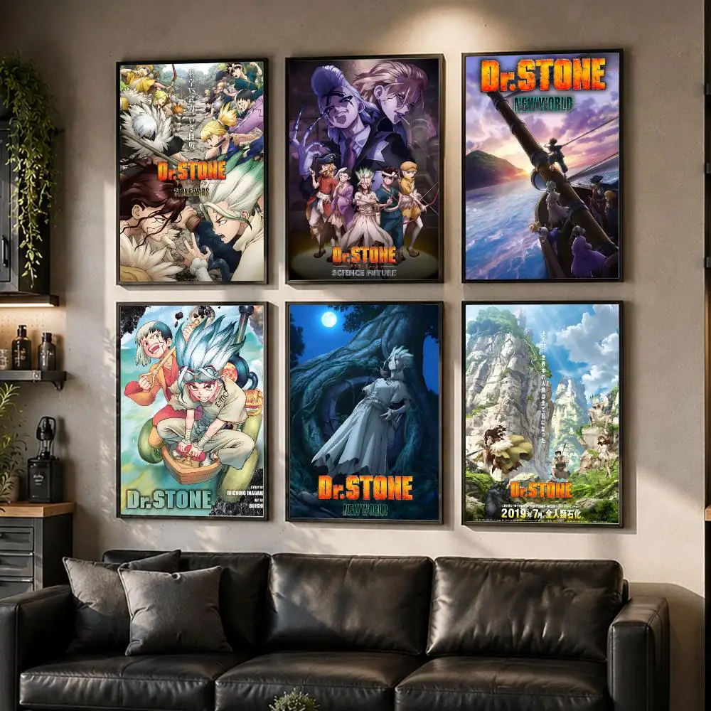 Game Dr S-STONE Poster HD Waterproof Self-Adhesive Wall Art – Multi-Scene Use Top Gift Pick