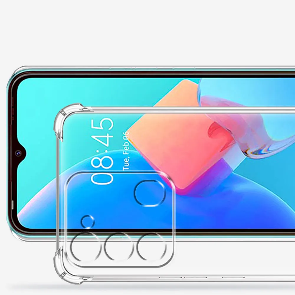 For Tecno Spark 8C Case Clear Shockproof Silicone Soft Phone Cover Cases For Spark 8C Coque For Tecno Spark 8P Transparent Funda
