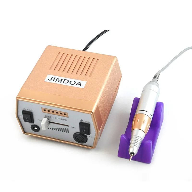 Imagem -03 - Nail Shop Professional Brushless Motor para Salões Elétricos Manicure Drill Faça Você Mesmo Acessórios Universal Rosa 30000rpm Ajustável