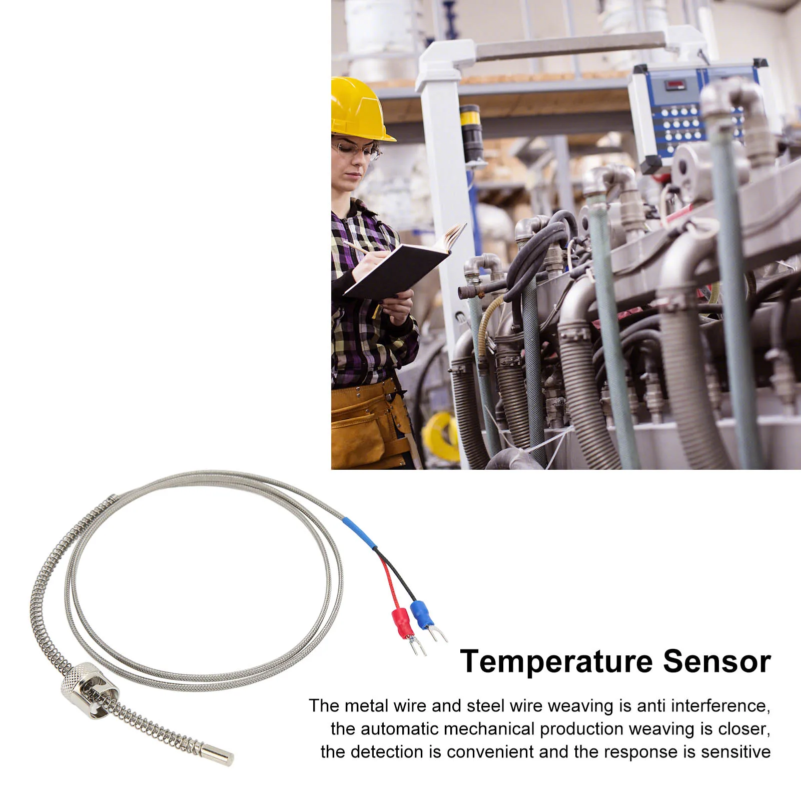 Thermocouple K Type  Strong Anti Interference Corrosion Resistance Temperature Controller Probe K Type Thermocouple