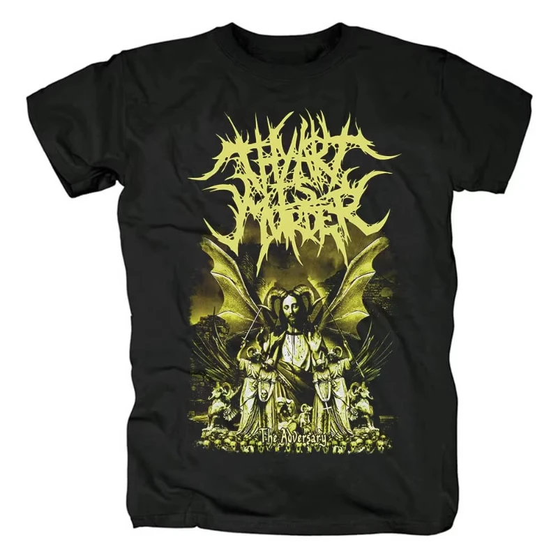 Camiseta de manga corta para hombre, camisetas de algodón, banda de Rock de Metal de Hip Hop, camisetas de Thy Art Is Murder, camiseta de verano de alta calidad de gran tamaño