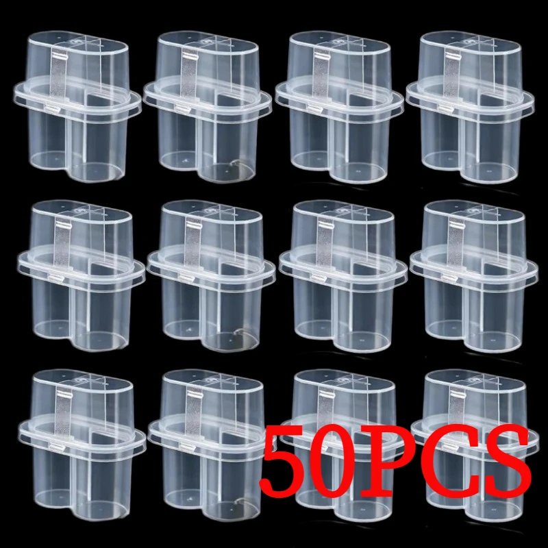 Peptide Storage Box 2-Slot For Penicillin Bottle Case For Fridge Organizer Portable 3ml Glass Vials Microtube Secure Holder Boxs