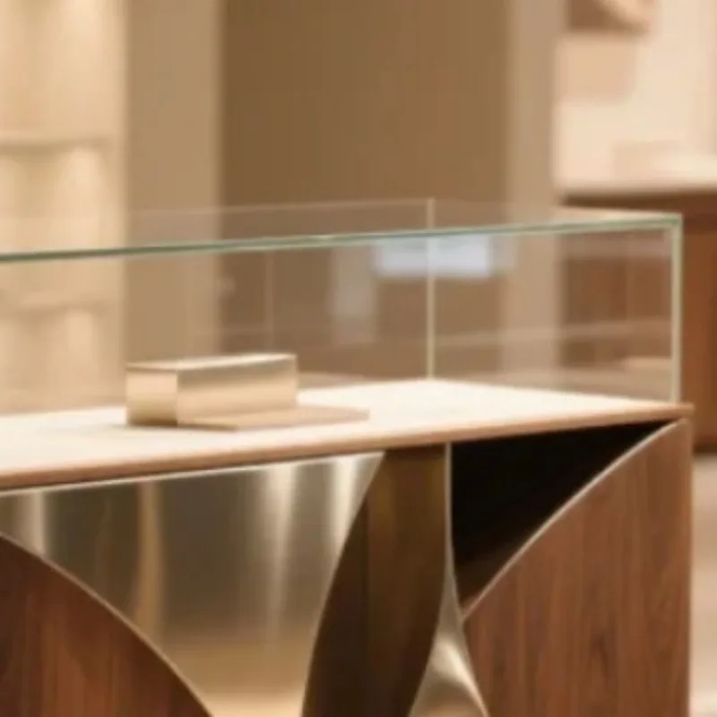 Vitrina de joyería con luces LED