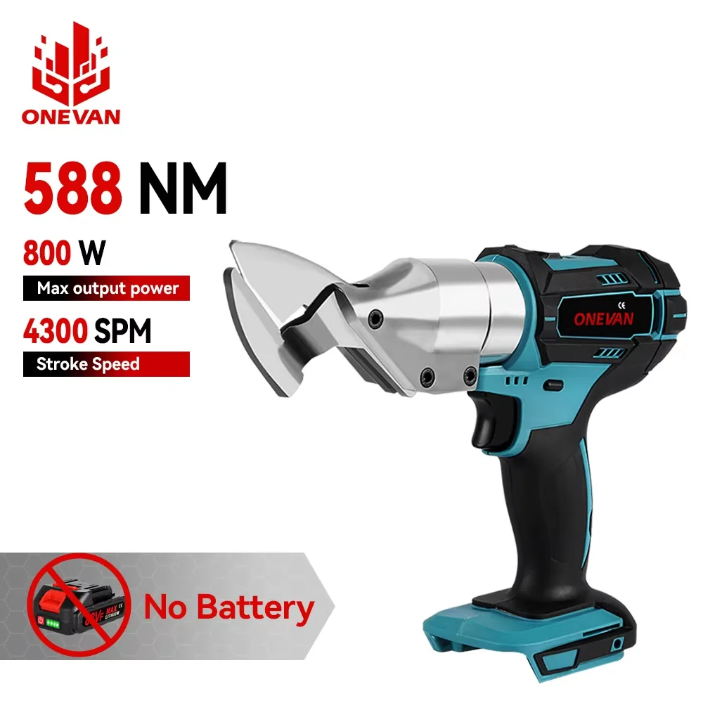 

ONEVAN 800W Power Electric Cordless Scissors Steel Cutting Tools 500N.M Lightweight Home Diy Pruning tool For Makita Battery Pin