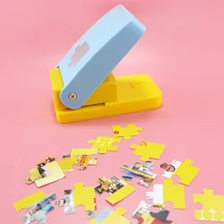 New Creative Jigsaw Puzzle Making Machine DIY Handmade Material Embossing Flower Punch Picture Cutter Children Educational Toys