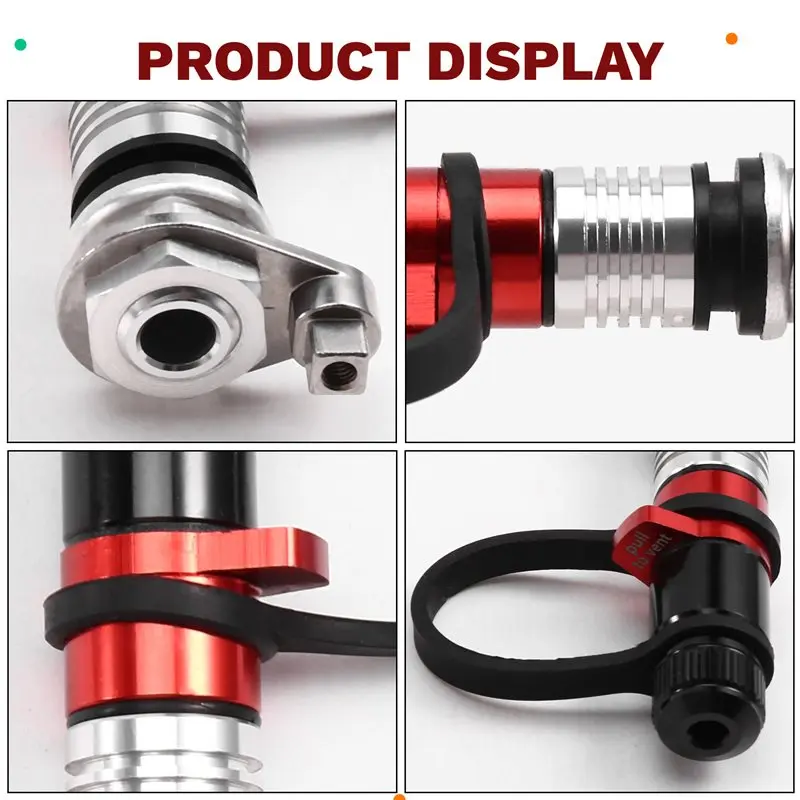 X39A-4PCS Car Pressure Relief Valve Off-Road Sand Tire Quick Release Valve Desert Tire Quick Release Valve Grooved Style