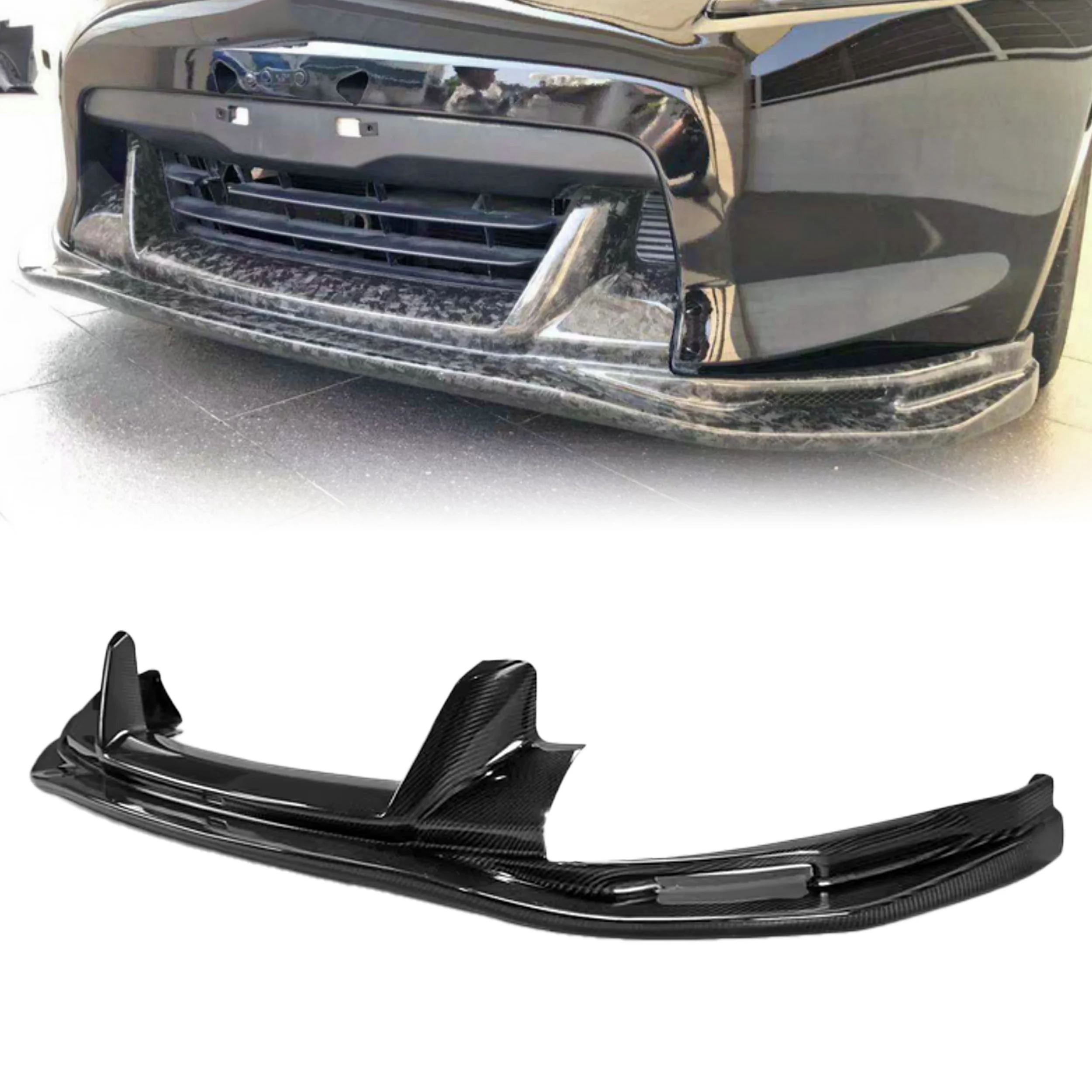 

Для Nissan 2009-2012 370Z Z34 Zenki ранняя модель TS передняя губа предварительно лифтинг