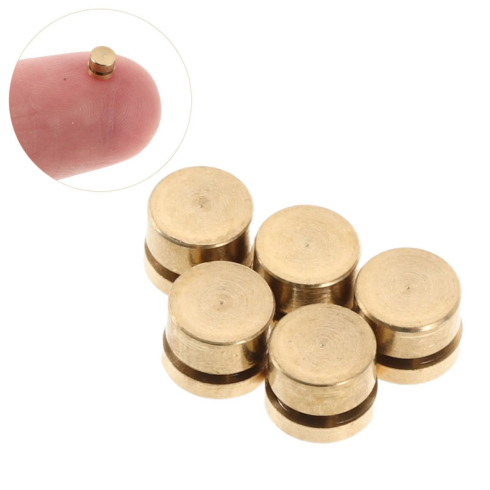 20Pcs 3.7mm Nail Art Metal Rotating Shaft High-Speed Low-Noise Universal Bearing Spinner for DIY Manicure Nail Decor Craft