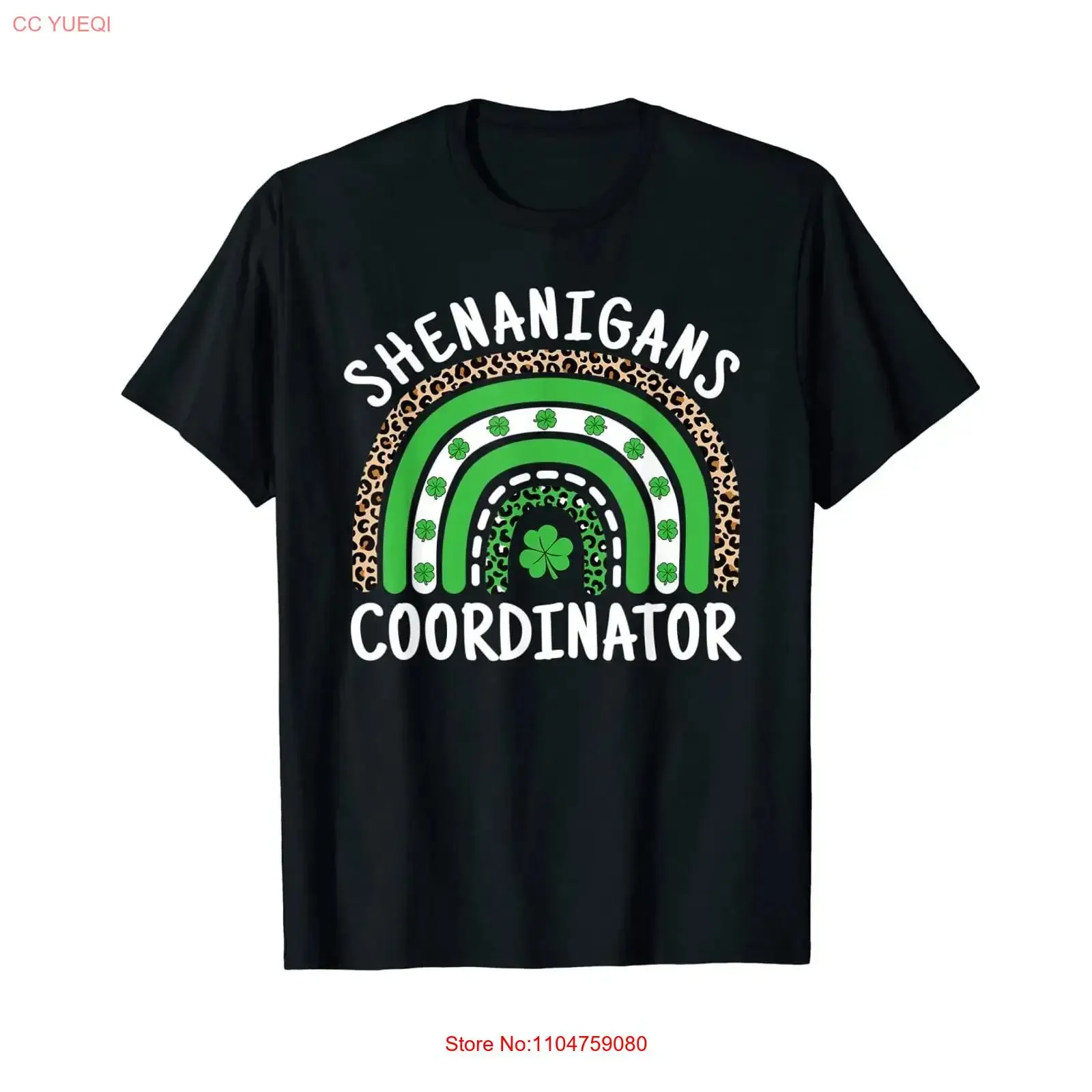 USA Shenanigans Coordinator Teacher St Patricks Day Shamrock T Shirt vintage Washed designer clothes homme Slightly Soft Casual