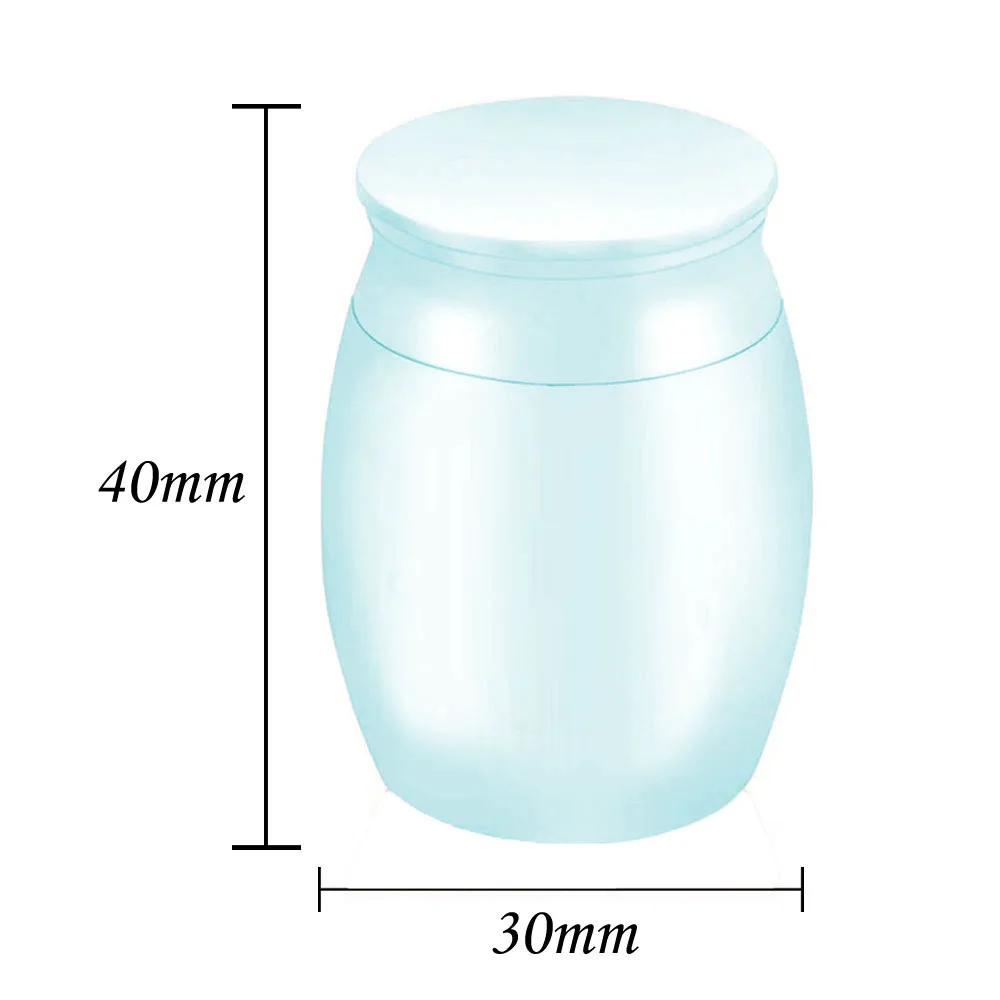 Personalized Small Keepsake Urns for Ashes Mini Cremation Urns Aluminum Alloy Memorial Pet Ashes Holder Animal Memorial Urn