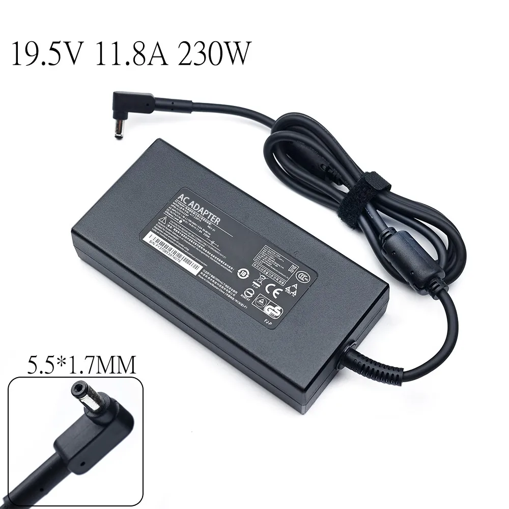 Laptop ac Adaptador Carregador para Acer Shadow Knight Motor N17c1 N20c1 Nitro Predador Adp230cb b 19.5v 11.8a 230w 5.5*1.7 mm