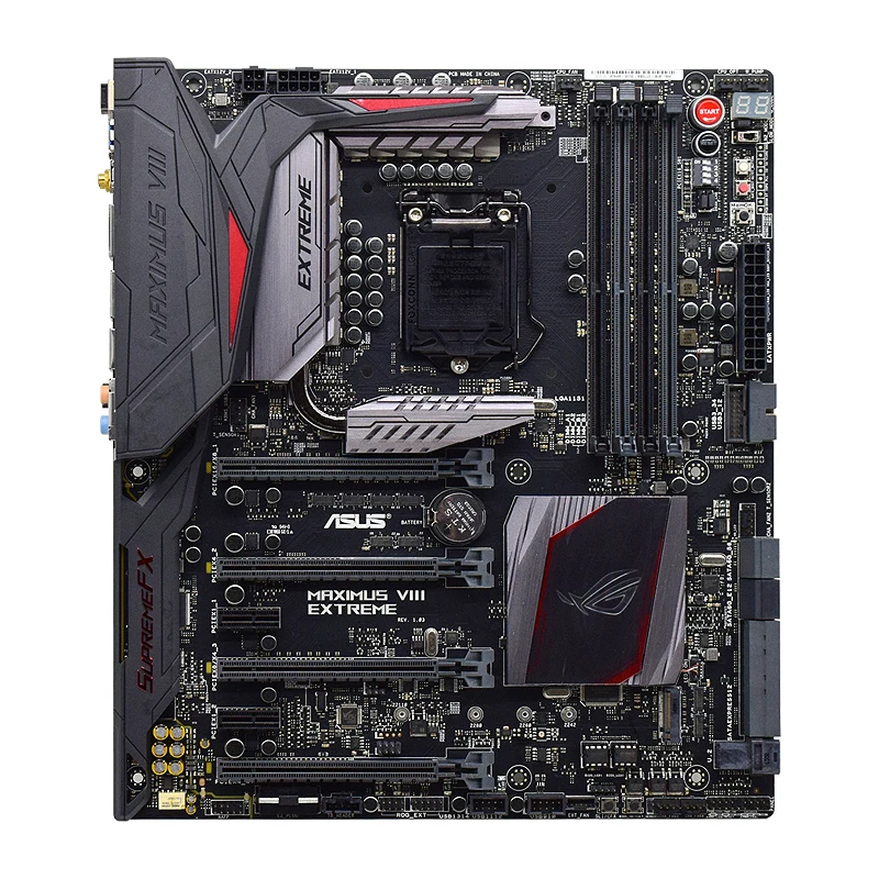 ASUS MAXIMUS VII EXTREME Adota, Chipset Intel Z170, Suporta Core i7, i5, i3, 7100, 7700 CPU, Slot LGA 1151, 4 × DDR4 ROG