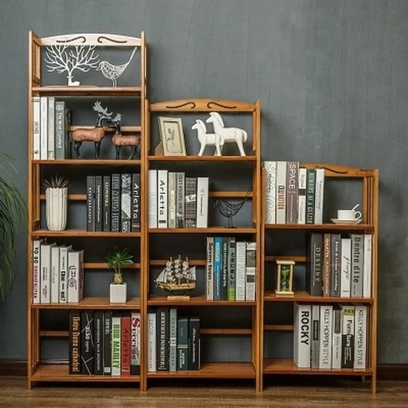 

Timeless Wood Bookshelf Elegant Display Rack for Living Rooms Spacious Organizer for Books and Magazines Classic Design