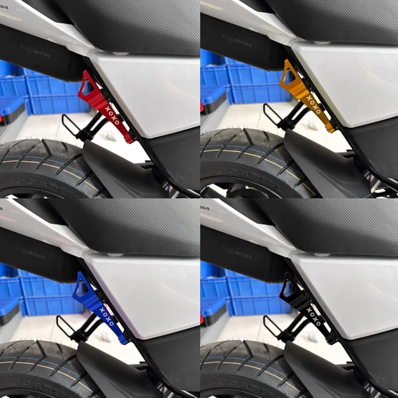 For CFMOTO CF125 Papio XO-1 CNC Aluminum Motorcycle Rear Footpeg Remove Frame Bracket Decoration Part Accessories MOTO Parts