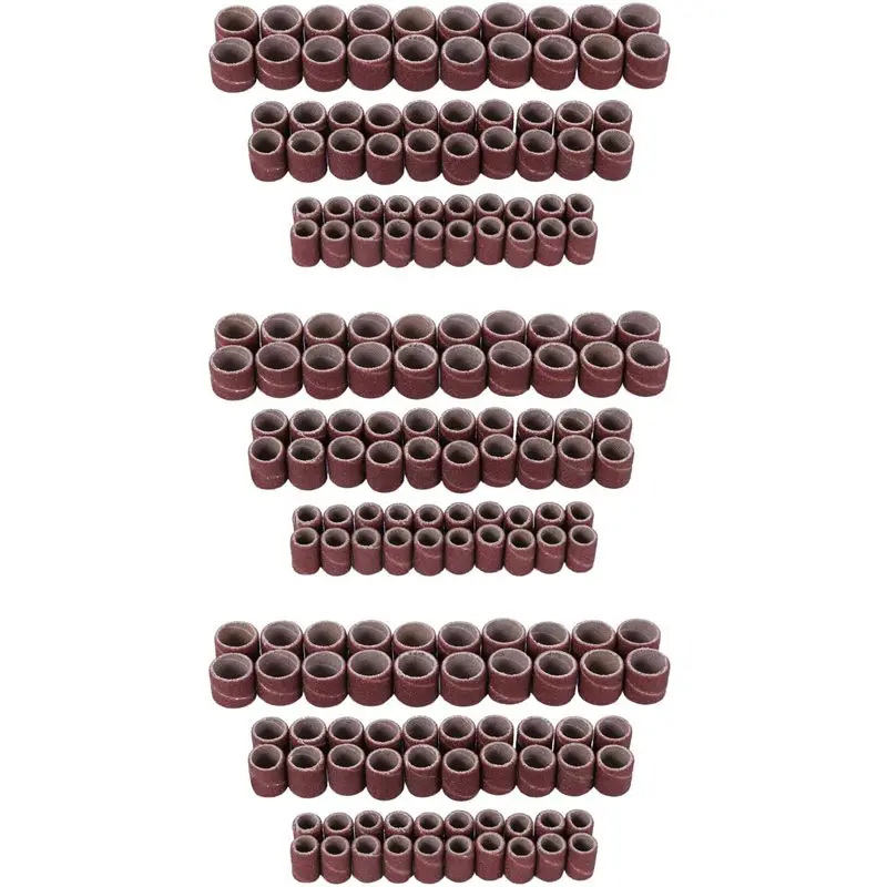 A01F-198 Pcs Drum Sanders Set Including 180 Pcs Sanding Bands And 18 Pcs Drum Mandrels
