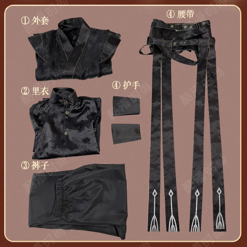 DY20Ming Yi Kostum Cosplay Wanita Ver Anime Tian Guan Ci Fu Versi Manga Cosplay Heaven Official's Bless He Xuan Wig Cosplay S