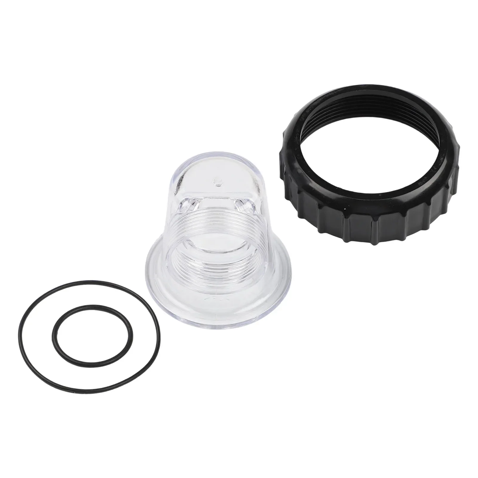Efficiently Maintain Your Pool with Transparent Pre Filter Cover for SPS 50 Circulator Pump Includes Key Accessories