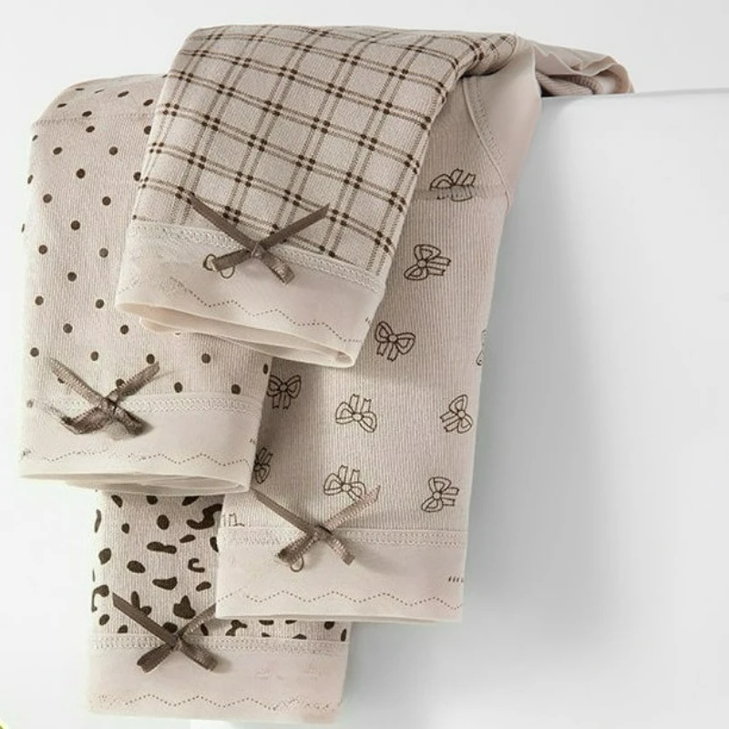 

10A Grade Bacteriostatic Extended Crotch Women's Underwear Comfortable and Breathable Mid-waist Triangle Short New Models