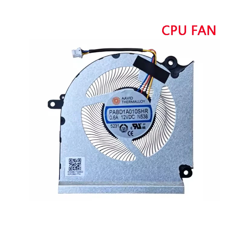 New Genuine Laptop Replacement CPU GPU Cooling Fan For MSI Vector 16 HX AI A2X MS-15M3 15M4 N538 N539