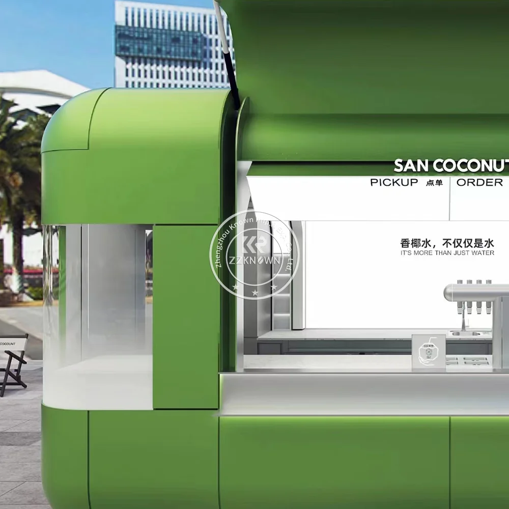 Produttori di camion di cibo Chiosco di caffè Concessione Rimorchio di cibo Carrello per crepe di strada Carrello mobile per snack per hot dog