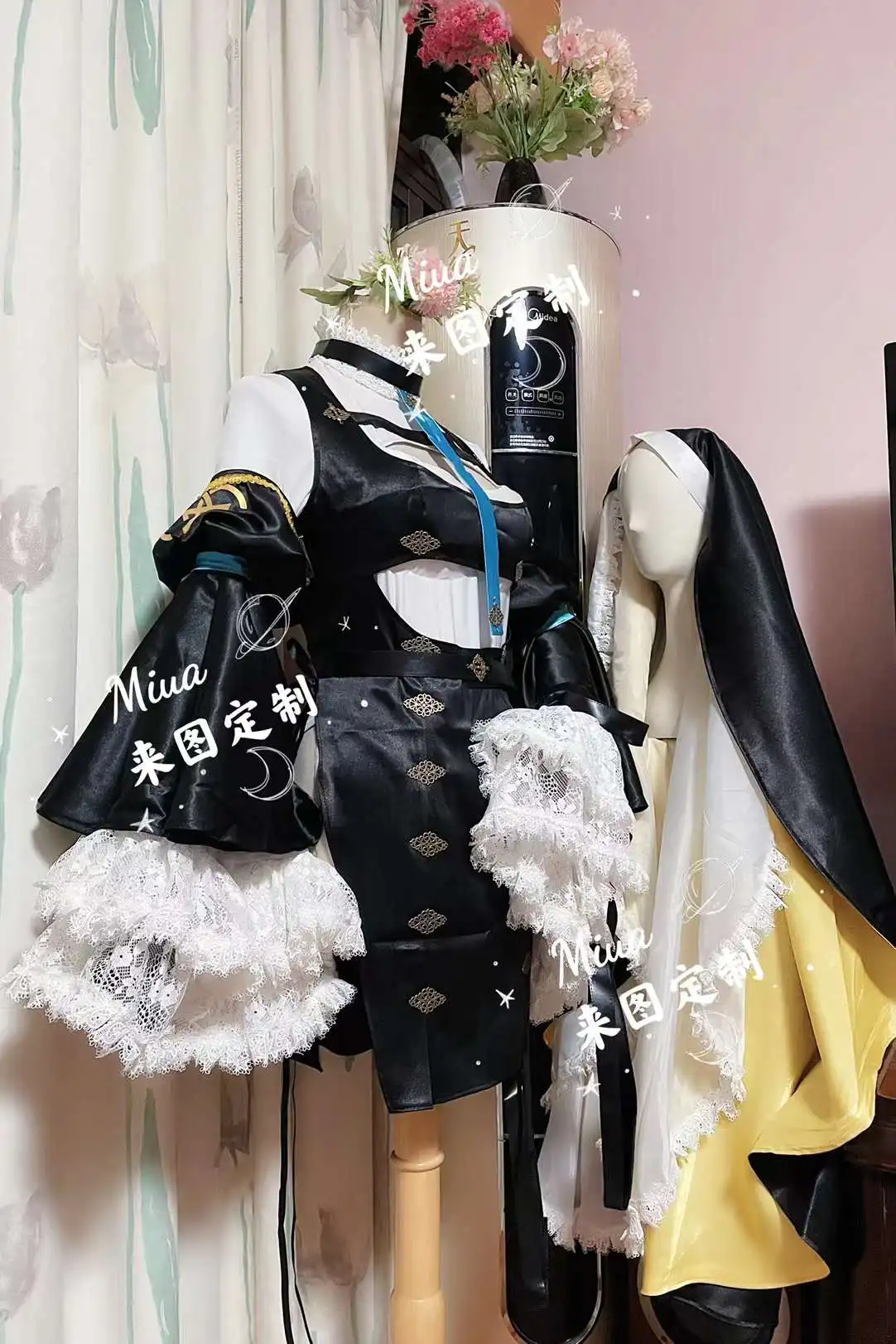 COWOWO [Customized] Anime! Blue Archive Wakaba Hinata Nun Game Suit Lovely Uniform Cosplay Costume Halloween Party Outfit Women