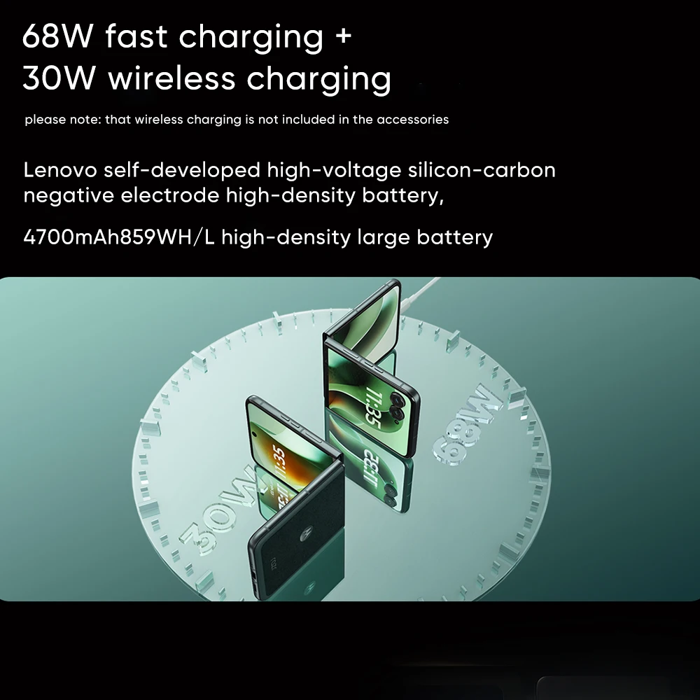 هاتف موتورولا رازر 60 الترا 5G الذكي سنابدراجون 8 إيليت شاشة 6.96 بوصة بطارية 4700 مللي أمبير في الساعة 68 وات شحن فائق 50 ميجابكسل