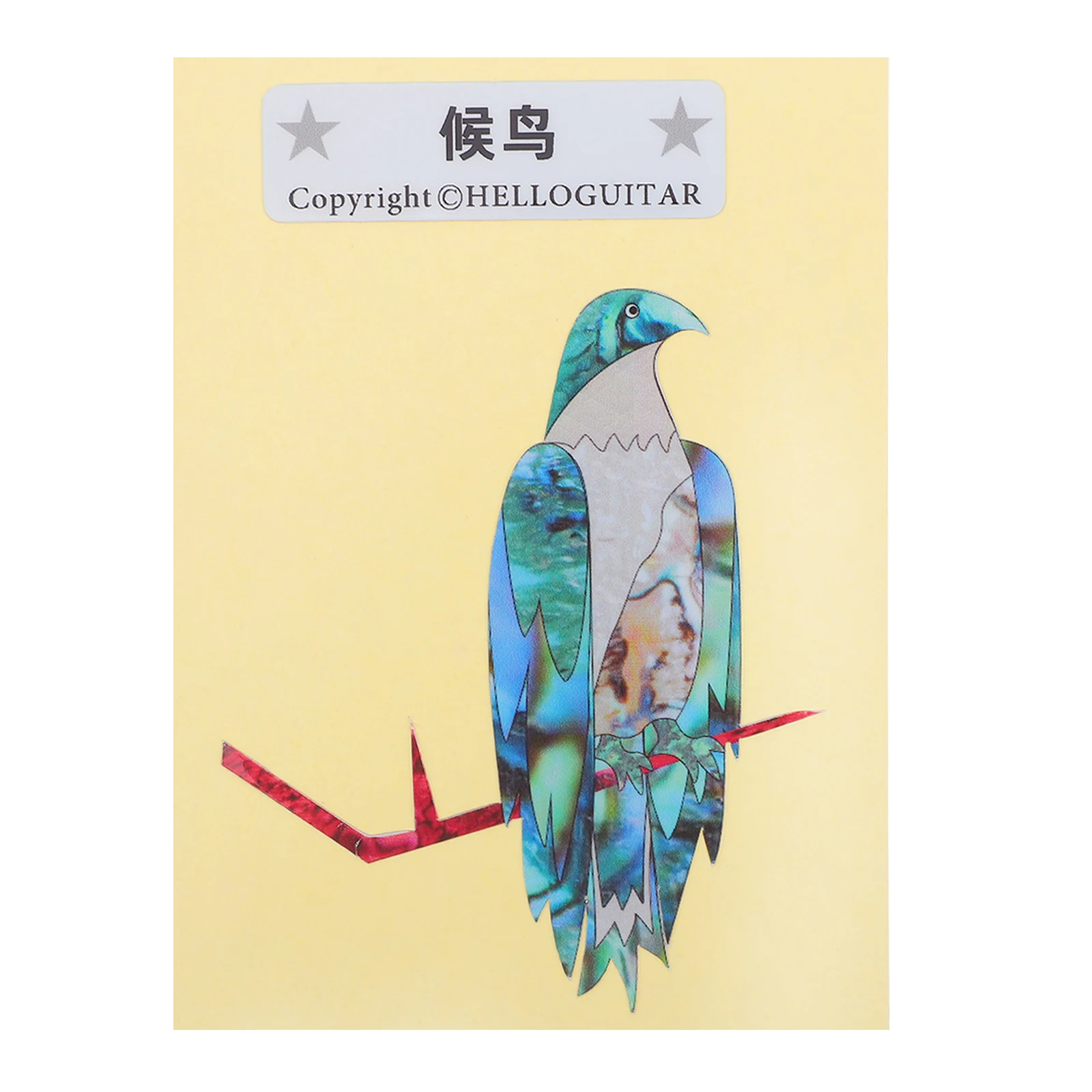 

Guitar Decoration Stickers Animal Eagle Decal for Acoustic Electric Guitar Head Body DIY PVC Waterproof Stickers Fretboard